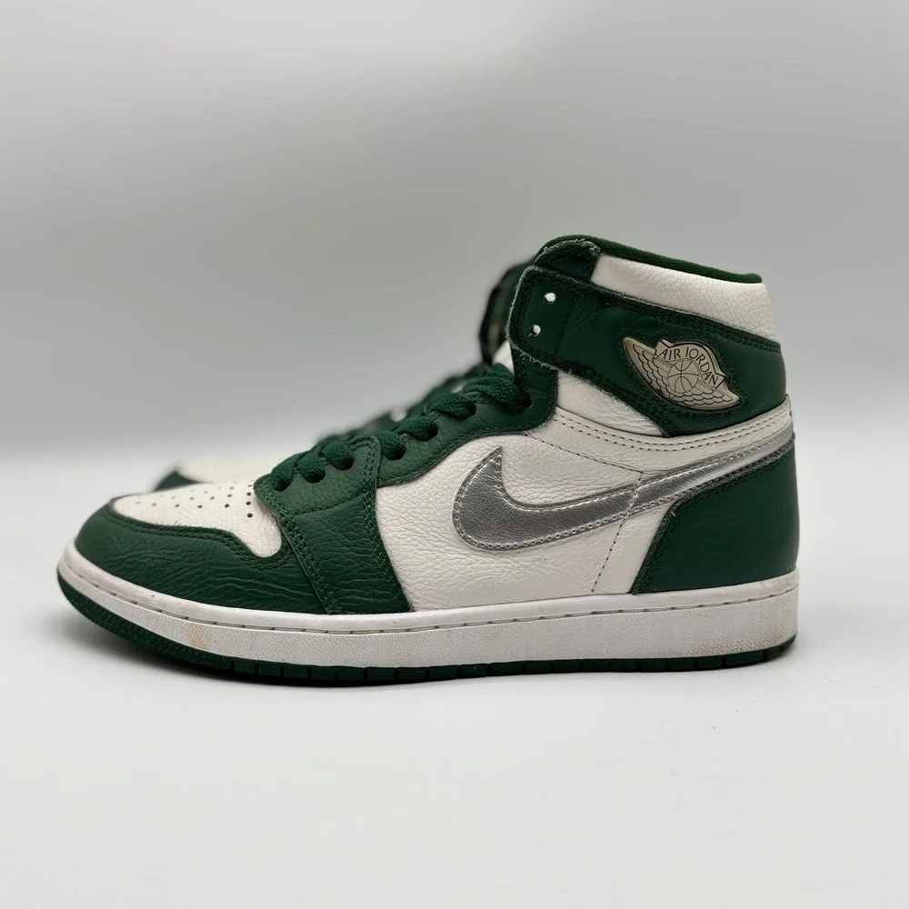 Air Jordan 1 Retro High OG Gorge Green White Silver DZ5485-303 Mens 9.5